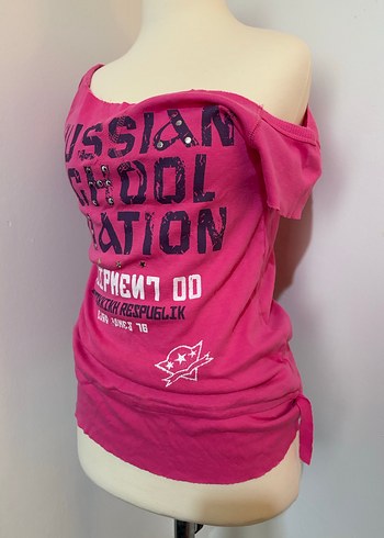 y2k zımbalı ve baskılı tshirt - Görsel 3