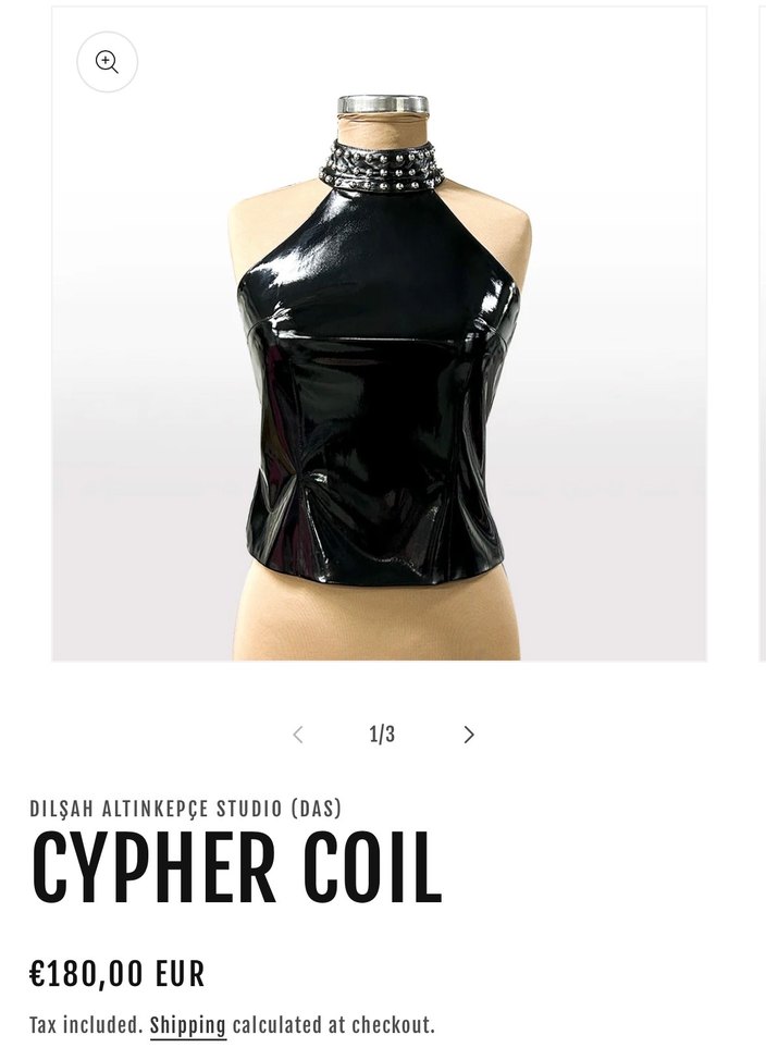 Siyah Deri Uzun Kesim Goth Yelek - Görsel 4