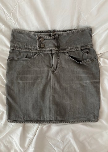 American Vintage Vintage Gri Kot Etek