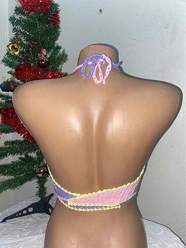 Diğer El örgüsü üst bikini/ crop