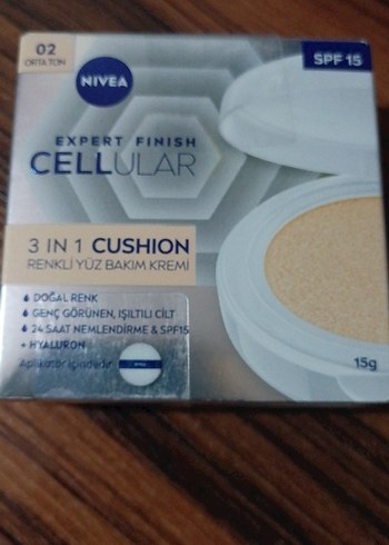 Nivea Cellular Expert Finish 3in1 Cushion BB Krem 15 ml - Görsel 3