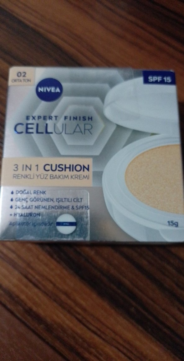 Nivea Cellular Expert Finish 3in1 Cushion BB Krem 15 ml - Görsel 3