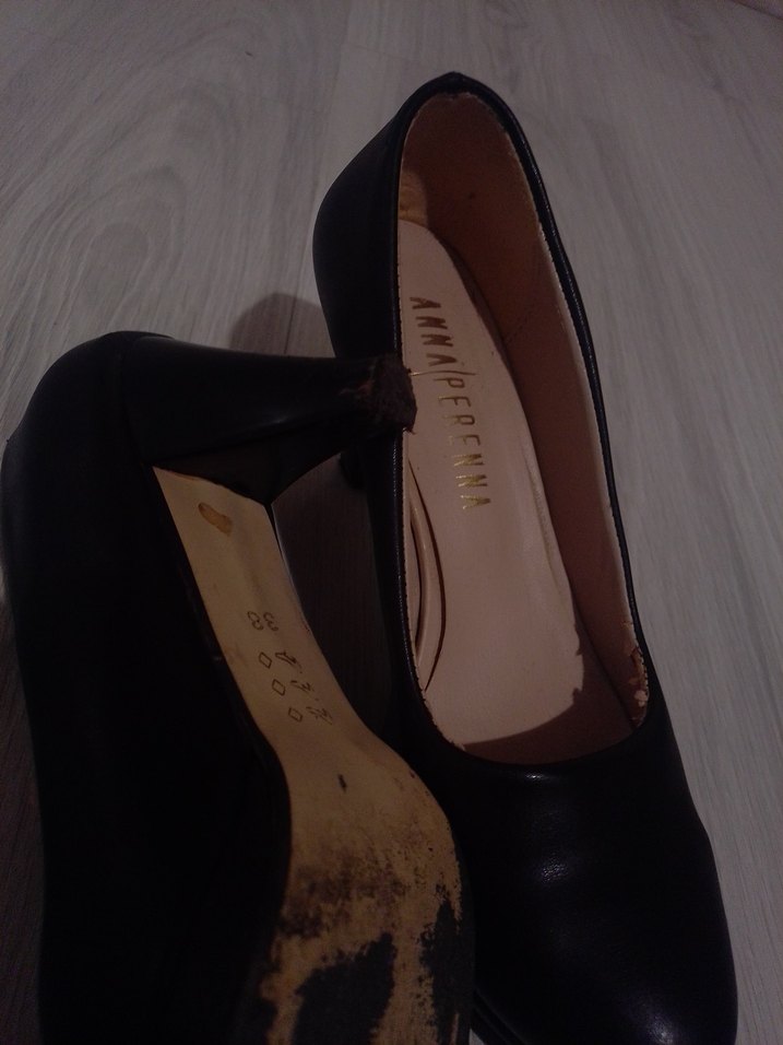 Siyah Stiletto Topuklu Kadın Ayakkabı - Görsel 2