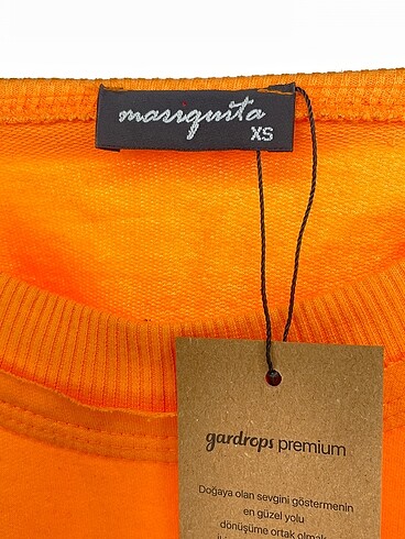 xs Beden turuncu Renk Diğer Sweatshirt %70 İndirimli.