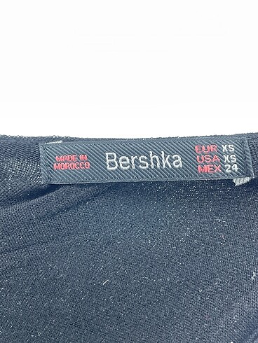 xs Beden siyah Renk Bershka Bluz %70 İndirimli.