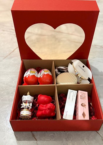 Kalp Kutulu Renkli Hediye Seti - Görsel 3