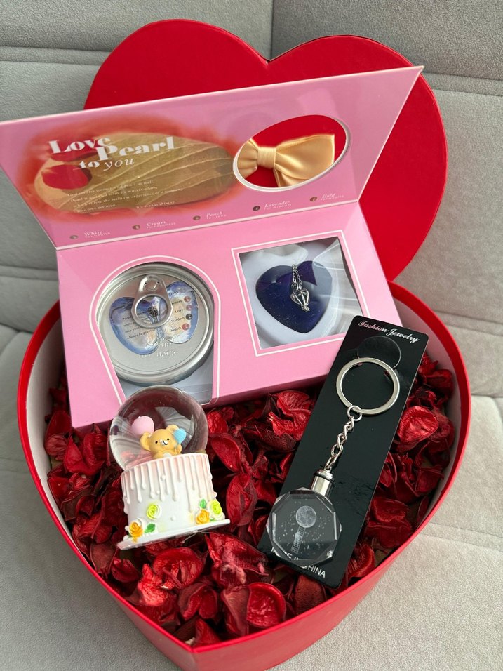 Kalp Kutuda Hediyelik Set - Görsel 2