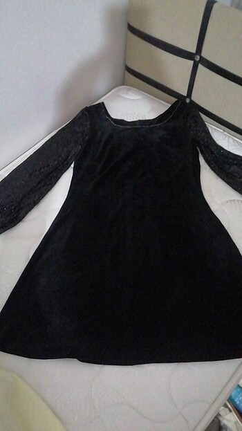 siyah kadife elbise
