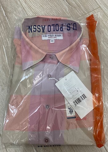 U.S. Polo Assn. Çok Renkli Kısa Kollu Gömlek