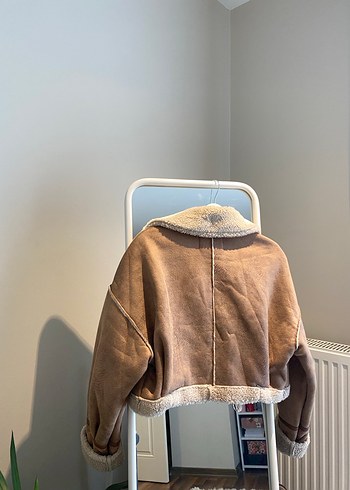 s Beden kahverengi Renk Stradivarius Biker Suet Mont