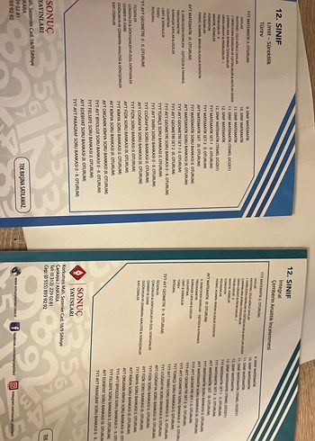 12. Sınıf Matematik Soru Kitapları Seti - Görsel 3