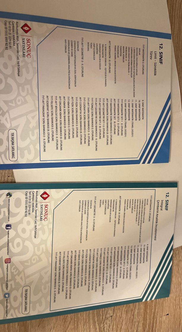 12. Sınıf Matematik Soru Kitapları Seti - Görsel 3