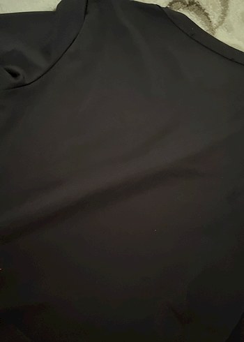 Koyu gri Uzun Kollu Kadın Basic bluz - Görsel 6