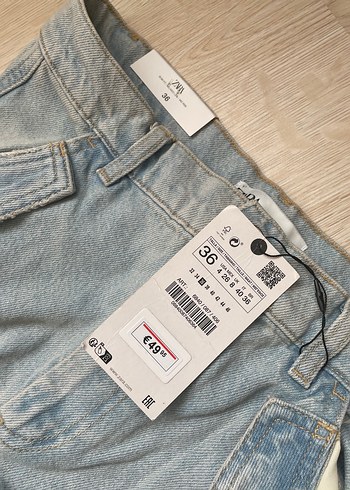 Zara kargo pantalon jean - Görsel 5