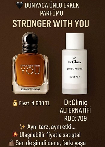 Dr.Clinic Stronger With You Erkek Parfümü Alternatifi