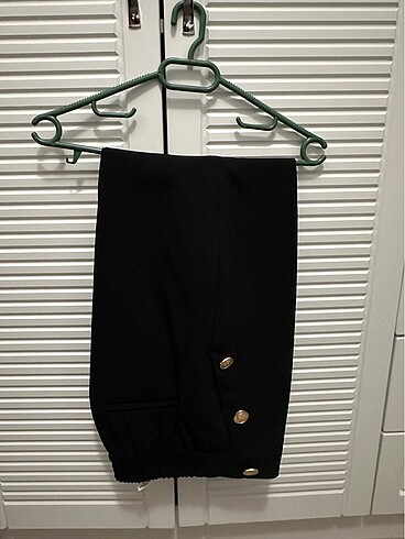 Zara Zara düğmeli kumaş pantolon