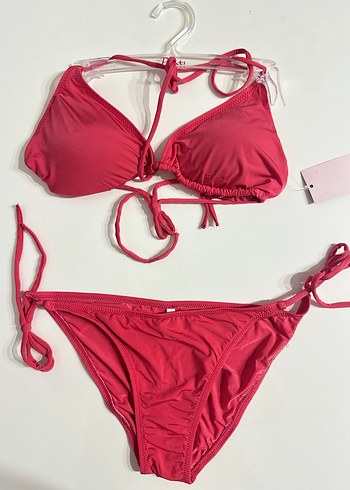 Kırmızı İpli Mini Bikini Takımı - Görsel 4