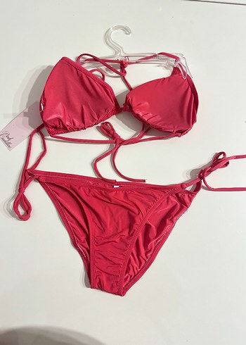 Kırmızı İpli Mini Bikini Takımı - Görsel 2