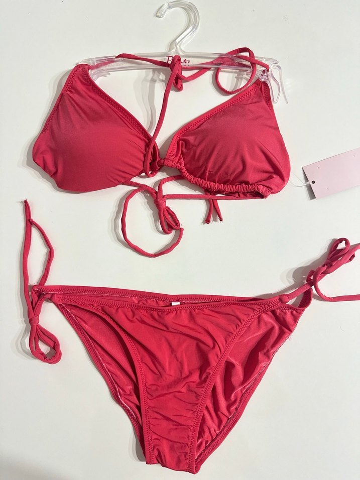 Kırmızı İpli Mini Bikini Takımı - Görsel 4