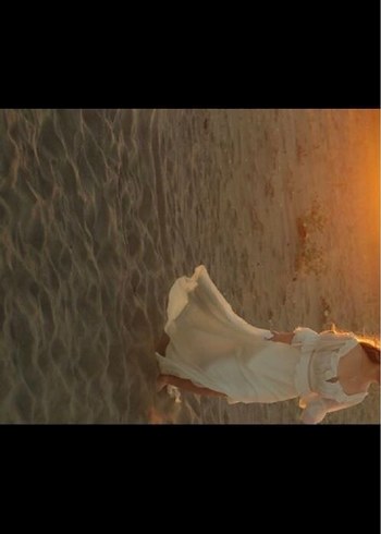 Fırfırlı Beyaz Uzun Bohem Elbise - Görsel 6