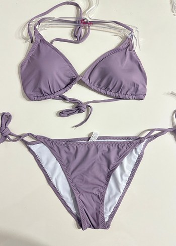 Mor İpli Kadın Bikini Takımı - Görsel 3