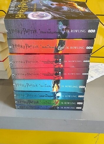 Harry Potter 7 li set ve lanetli çocuk serisi 