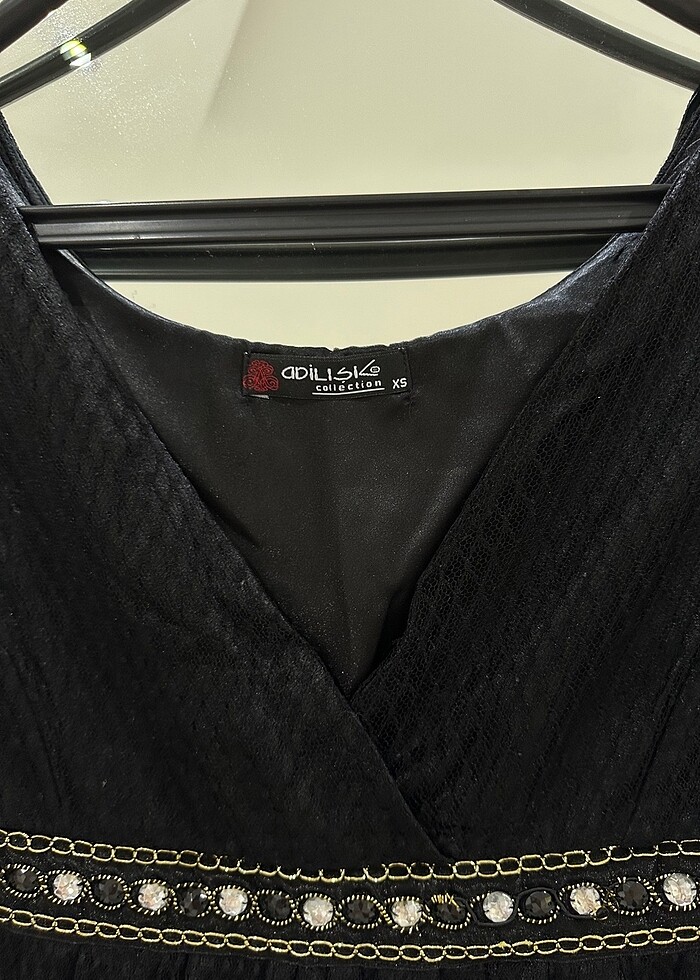 Adil ışık kısa abiye elbise - Görsel 3