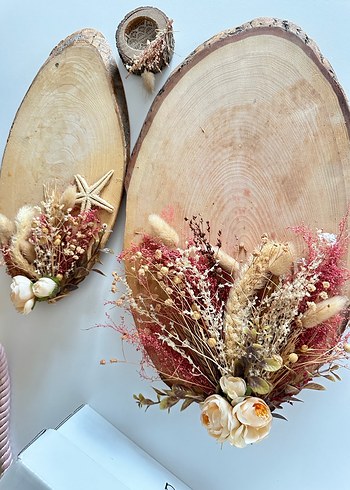 Bohem Tarzda Ahşap ve Kurutulmuş söz nişan sunumu - Görsel 2