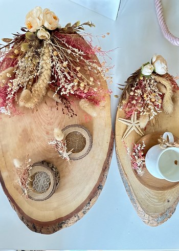 Bohem Tarzda Ahşap ve Kurutulmuş söz nişan sunumu - Görsel 7