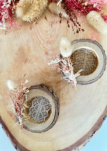 Bohem Tarzda Ahşap ve Kurutulmuş söz nişan sunumu - Görsel 8