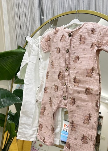 İkili Müslin tulum - Görsel 3