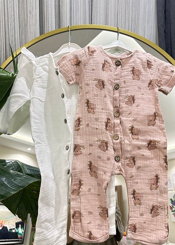 İkili Müslin tulum - Görsel 2