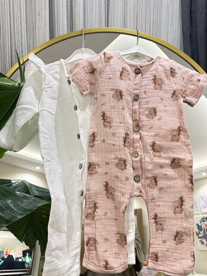 İkili Müslin tulum - Görsel 2