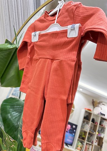 Uzun Kollu Bebek Kız Takımı 2'li - Görsel 3