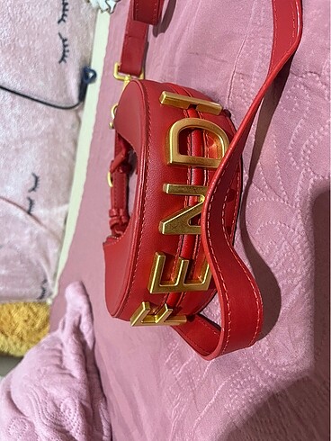 Fendi ithal kırmızı çanta