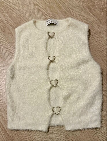 Bershka tüylü crop
