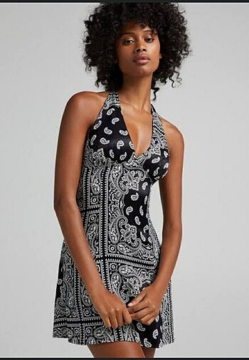 xs Beden Bershka etnik elbise