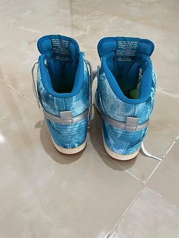 38 Beden mavi Renk Dolgu topuk Nike spor ayakkabı orijinal