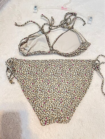 38 Beden Penti leopar bikini takımı