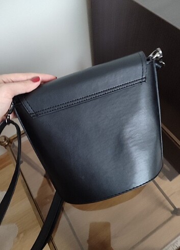 Siyah kol çantası - Görsel 6