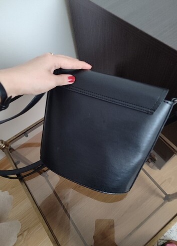 Siyah kol çantası - Görsel 7