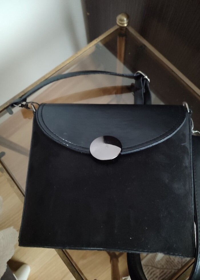 Siyah kol çantası - Görsel 3