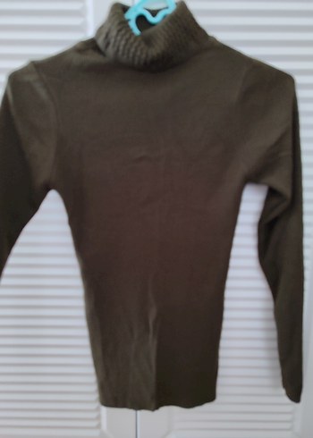 haki renkli triko kazak - Görsel 2