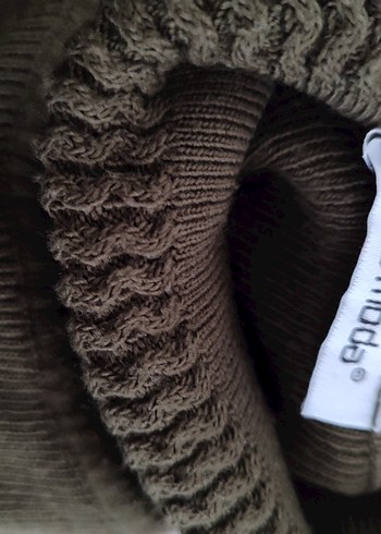 haki renkli triko kazak - Görsel 3