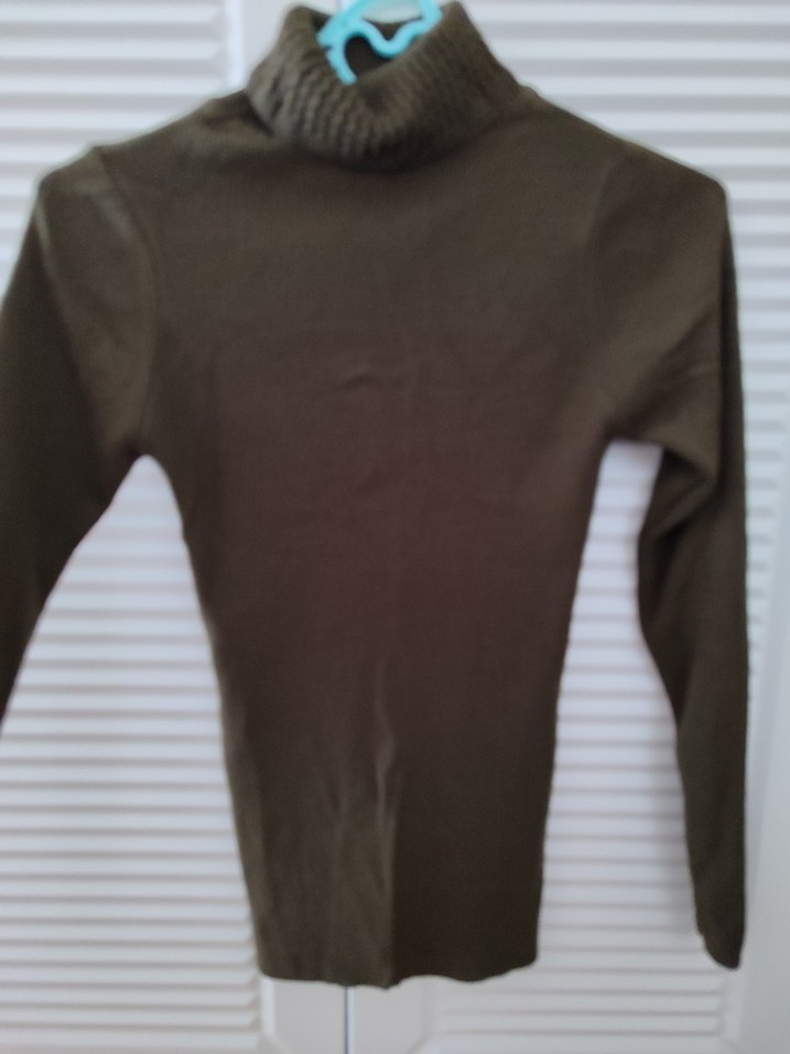 haki renkli triko kazak - Görsel 2