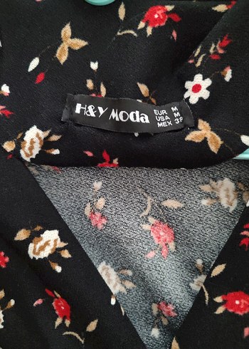 Desenli V Yakalı Uzun Kollu Siyah Tulum - Görsel 3