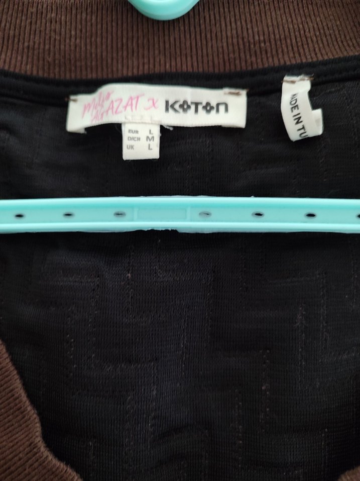 Kahverengi V Yaka Kadın Triko Süveter - Görsel 4