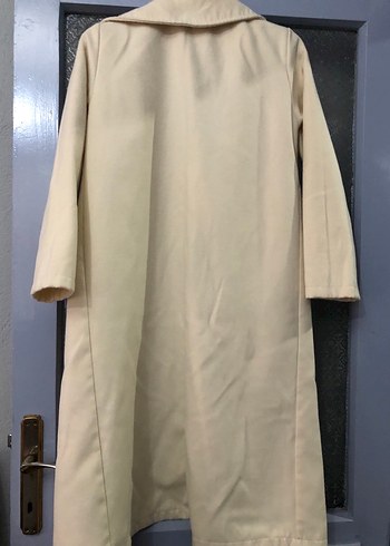 Bej Uzun Kadın mont - Görsel 2