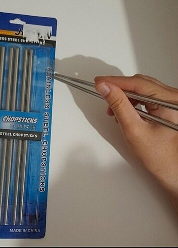 METAL CHOPSTİCK / SUŞİ VE NOODLE ÇUBUĞU