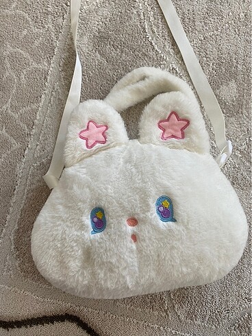 Peluş tavşan çanta